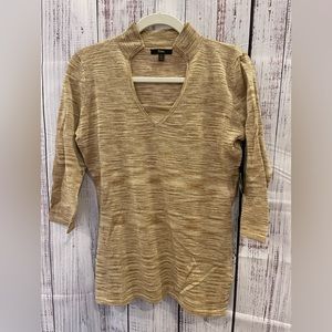 Reba golden shimmer top/tunic. NWT.